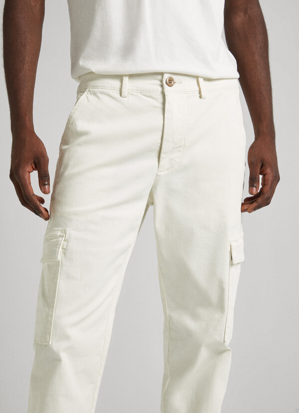 SLIM FIT CARGO TROUSERS