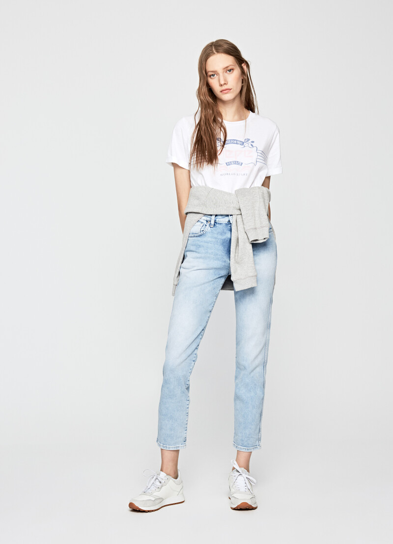 BETTIES HIGH WAIST STRAIGHT FIT JEANS | PepeJeans