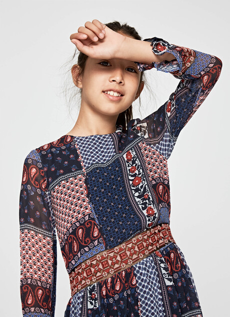 RIANNE PATCHWORK DRESS | PepeJeans