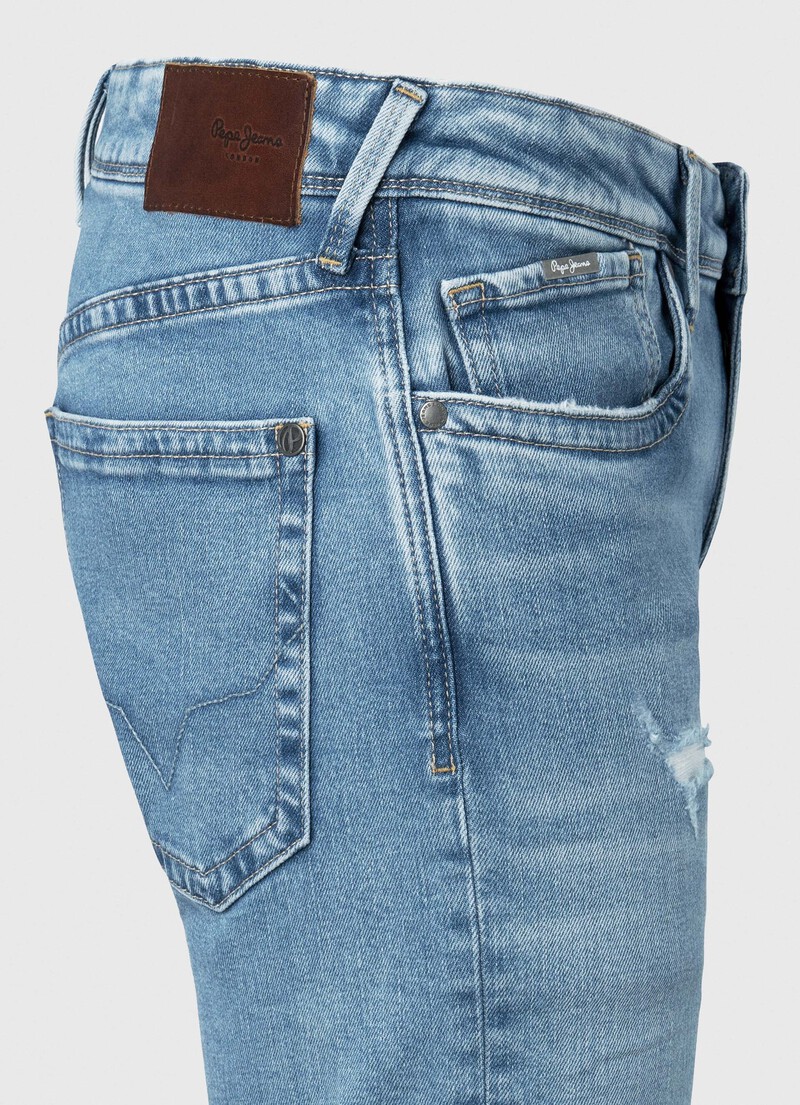 Hatch Low Rise Slim Fit Jeans | Pepe Jeans