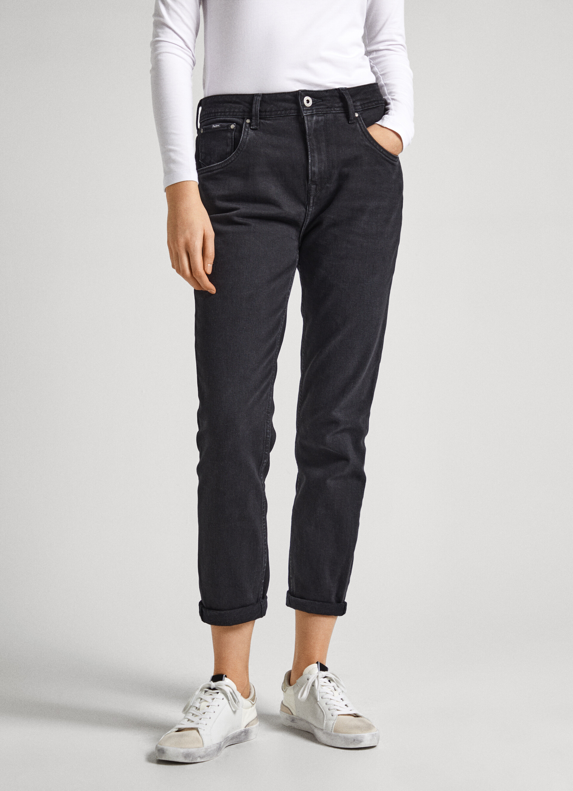 Violet Loose Fit High Waisted Jeans | Pepe Jeans
