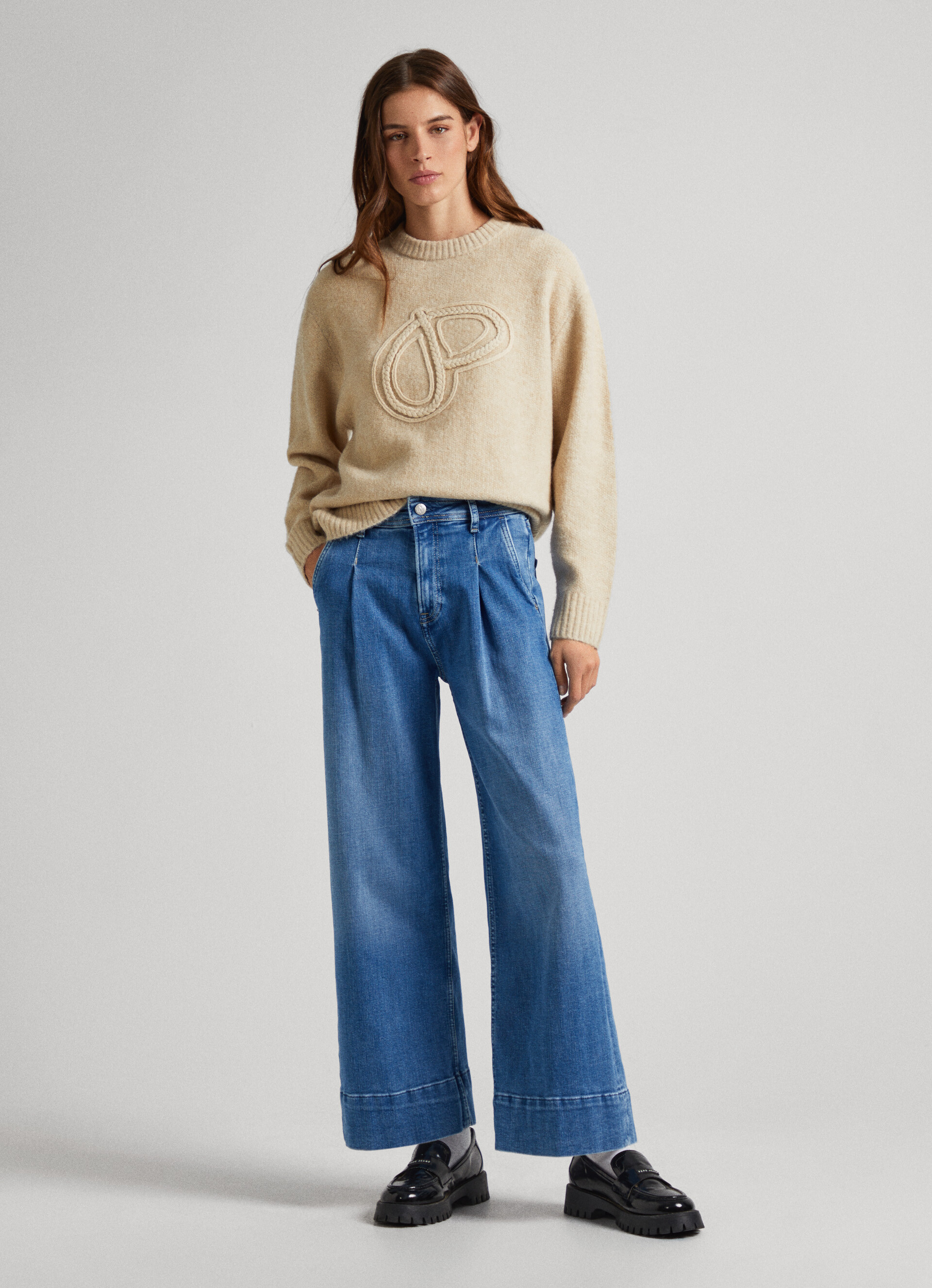 Lucy Jeans Wide Fit High Waist | Pepe Jeans