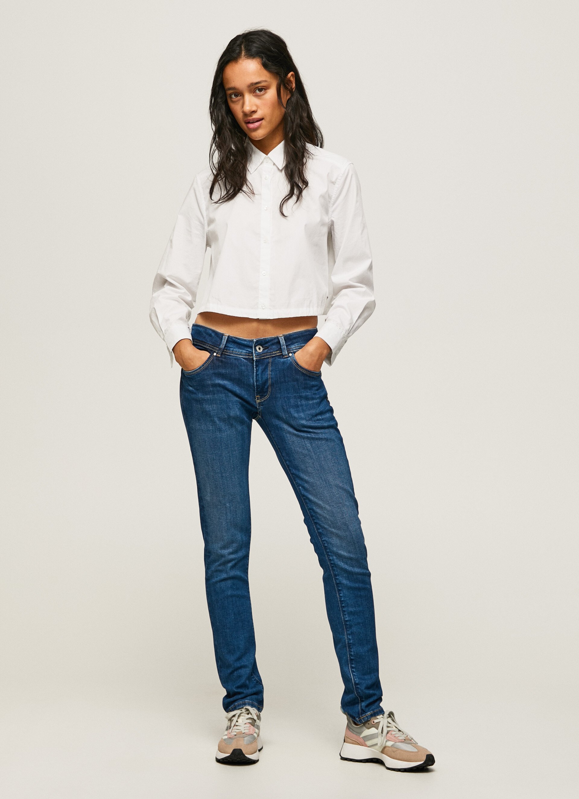 New Brooke Midrise Regular Fit Jeans | Pepe Jeans