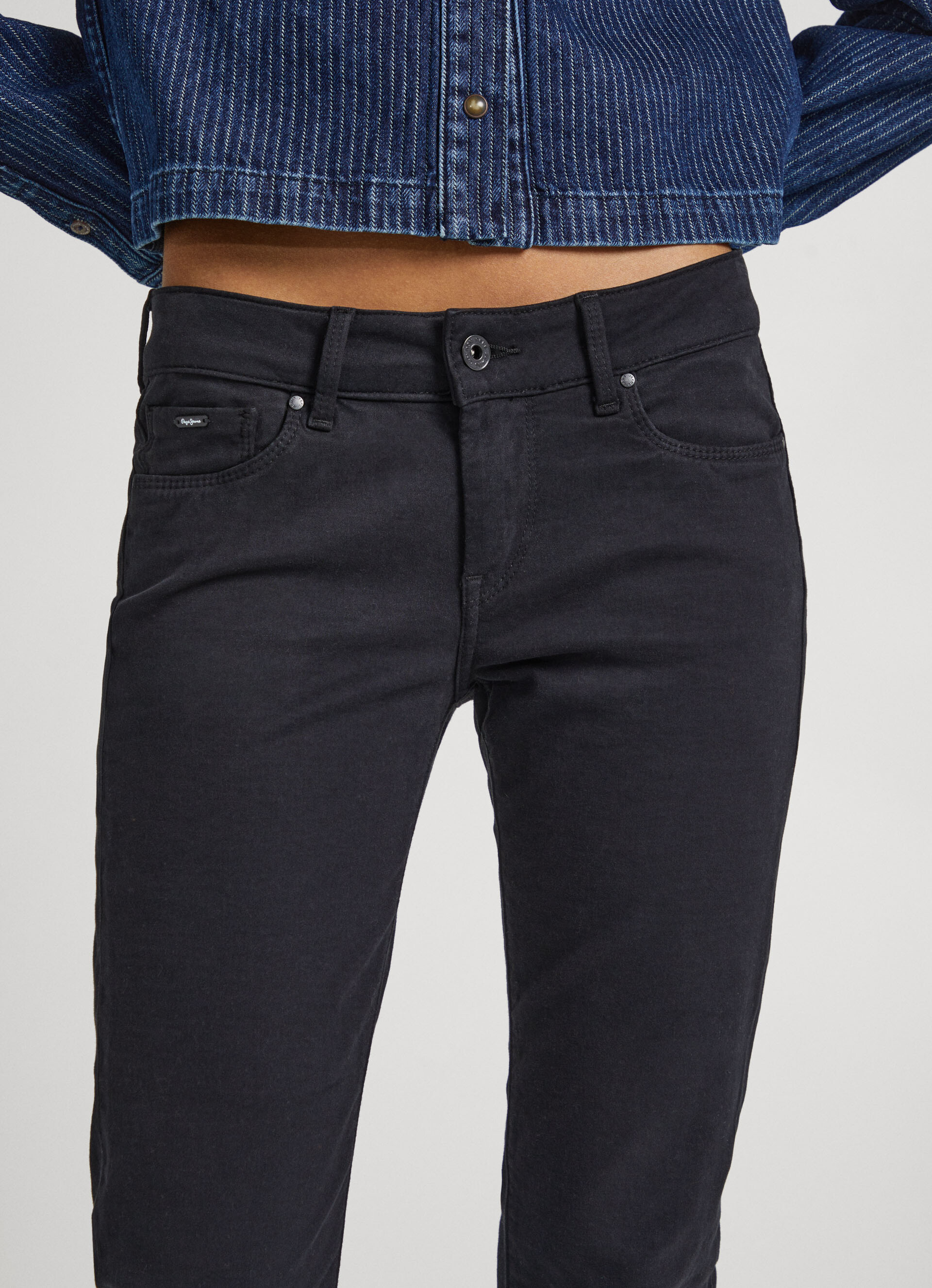 5 Pocket Skinny Fit Trousers | Pepe Jeans
