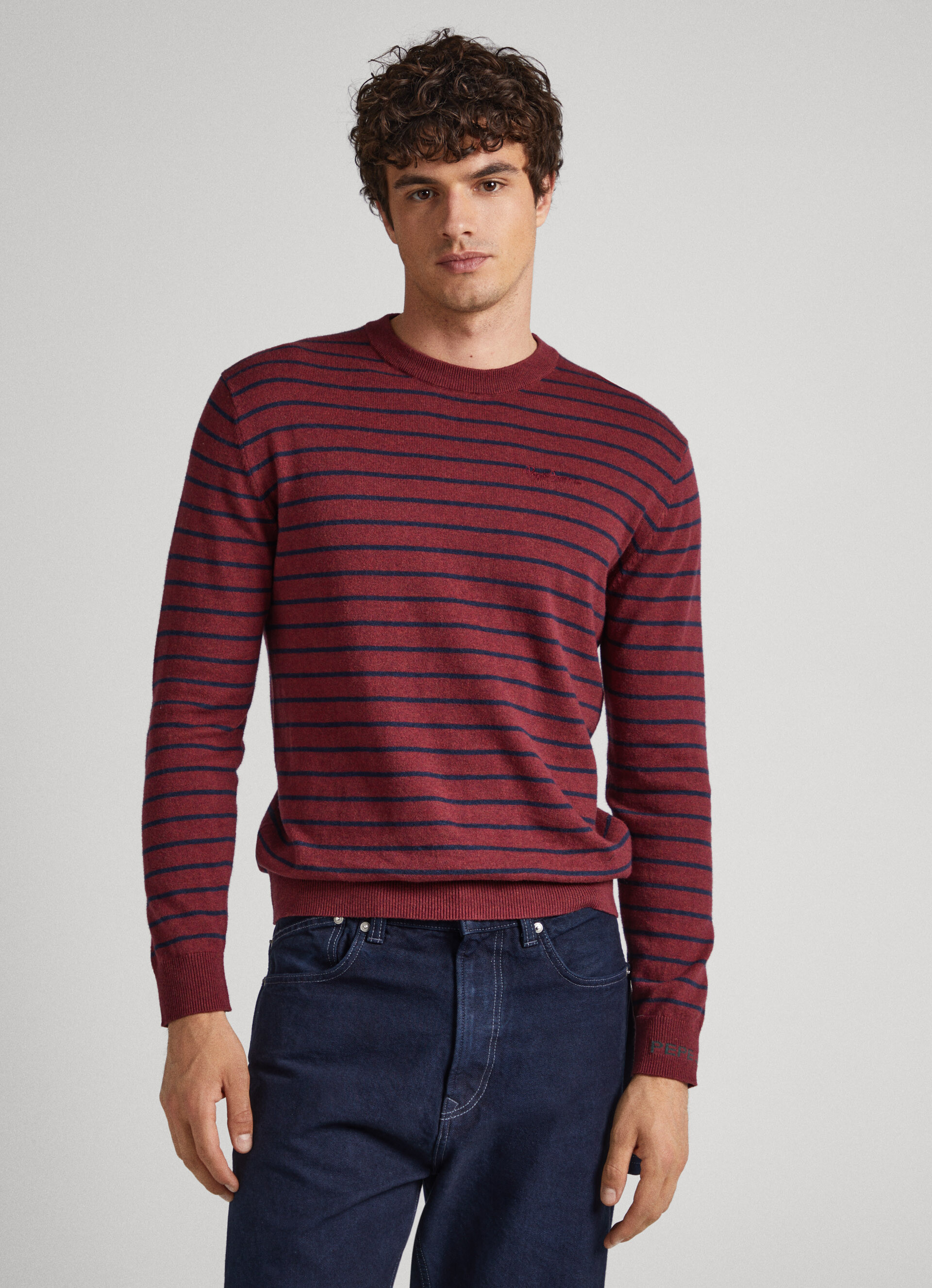 ANDRE STRIPES STRIPED PRINT JUMPER | PEPEJEANS