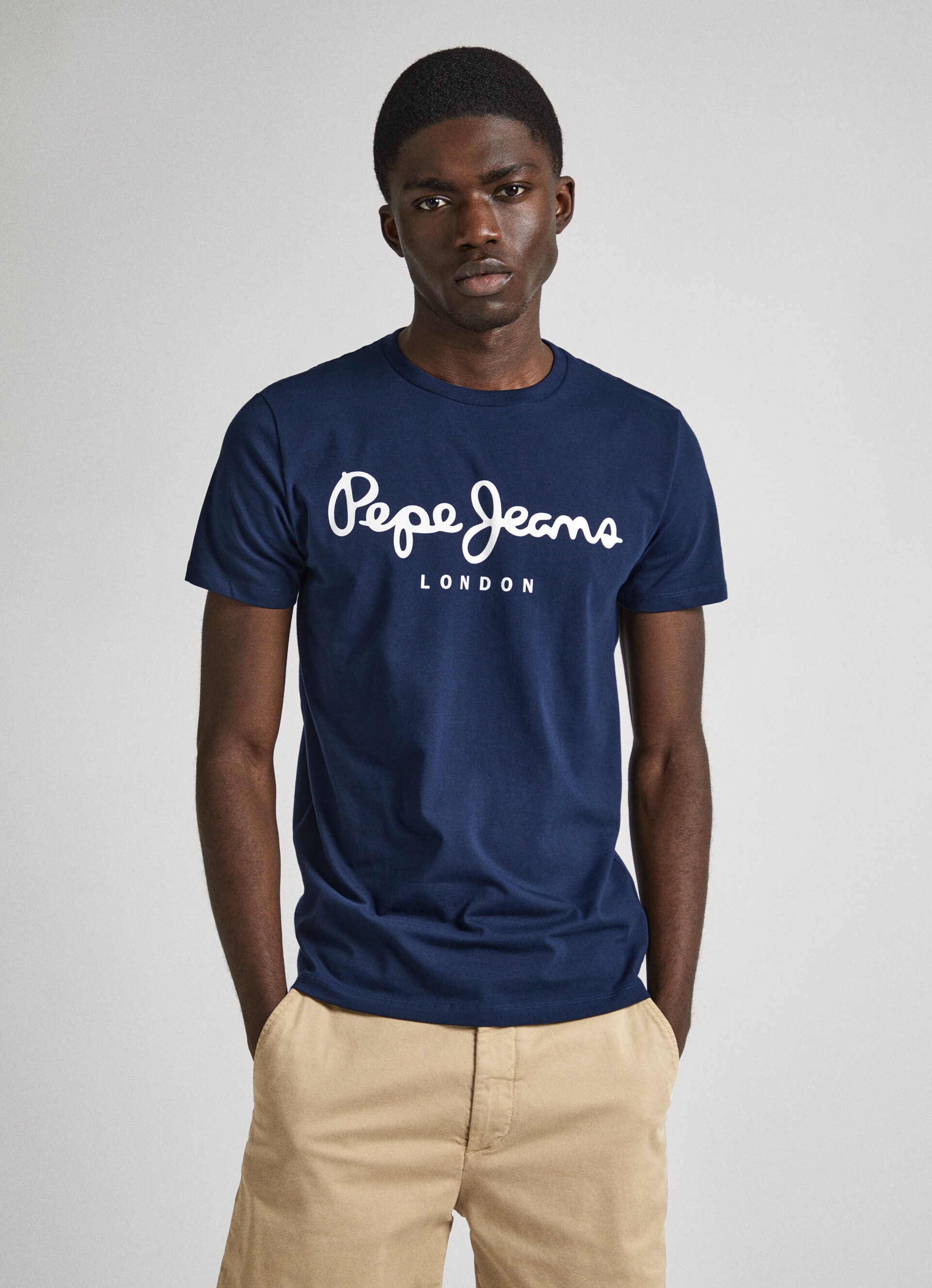 ORIGINAL STRETCH N LOGO T-SHIRT | Pepe Jeans