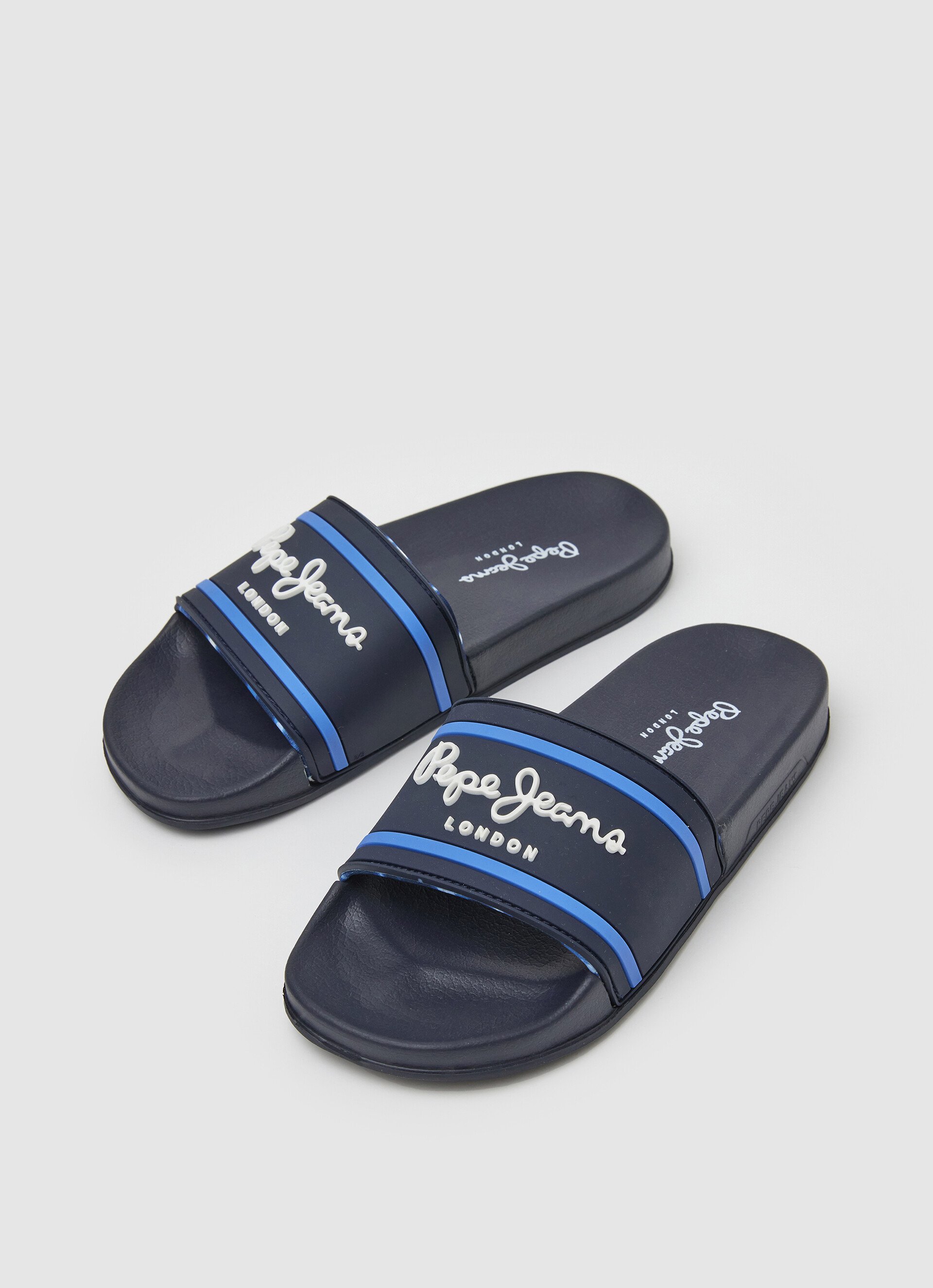 Slider Logo Beach Flip Flops | Pepe Jeans