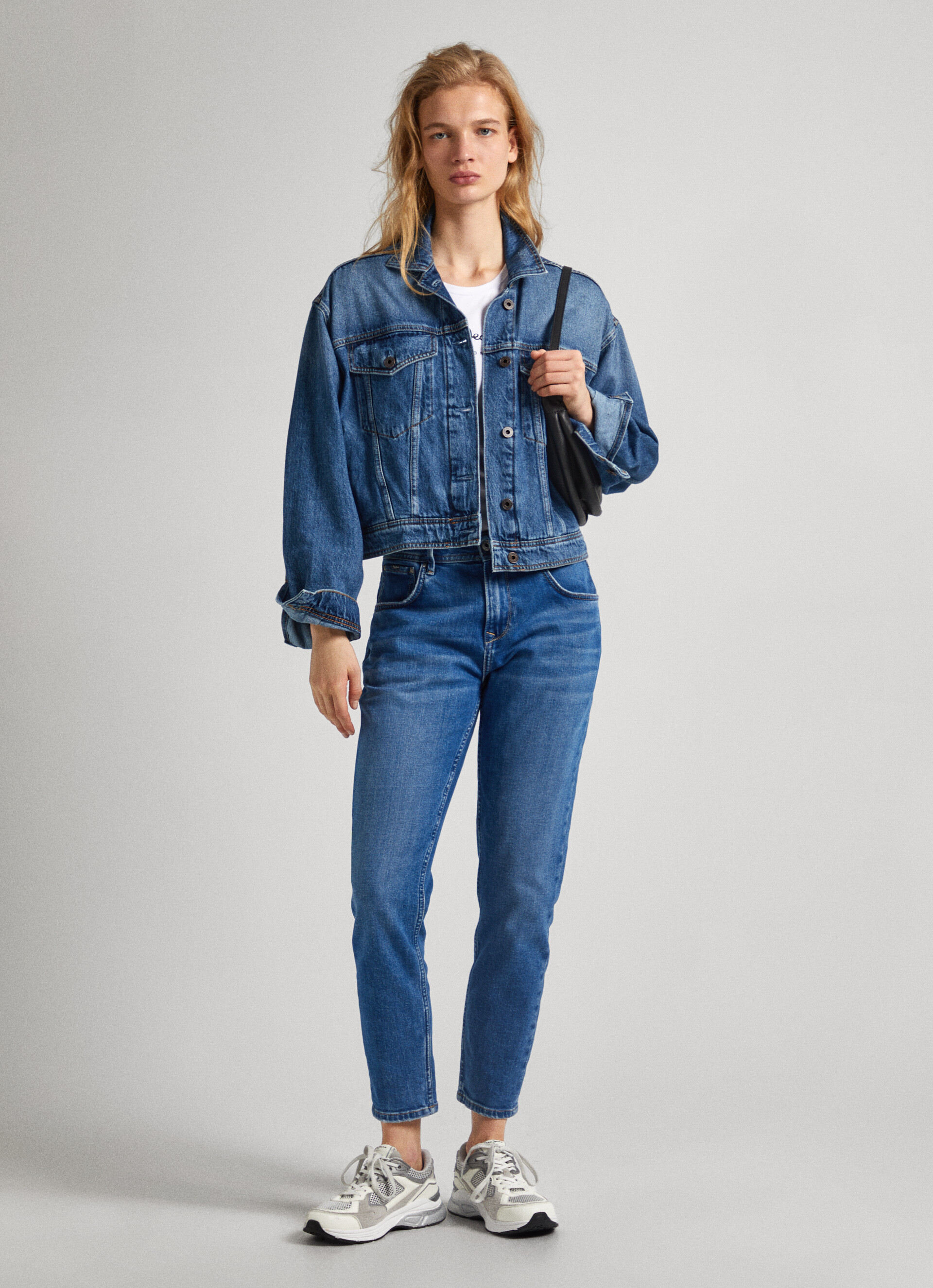 VIOLET MOM CARROT FIT HIGH WAIST JEANS | PEPEJEANS