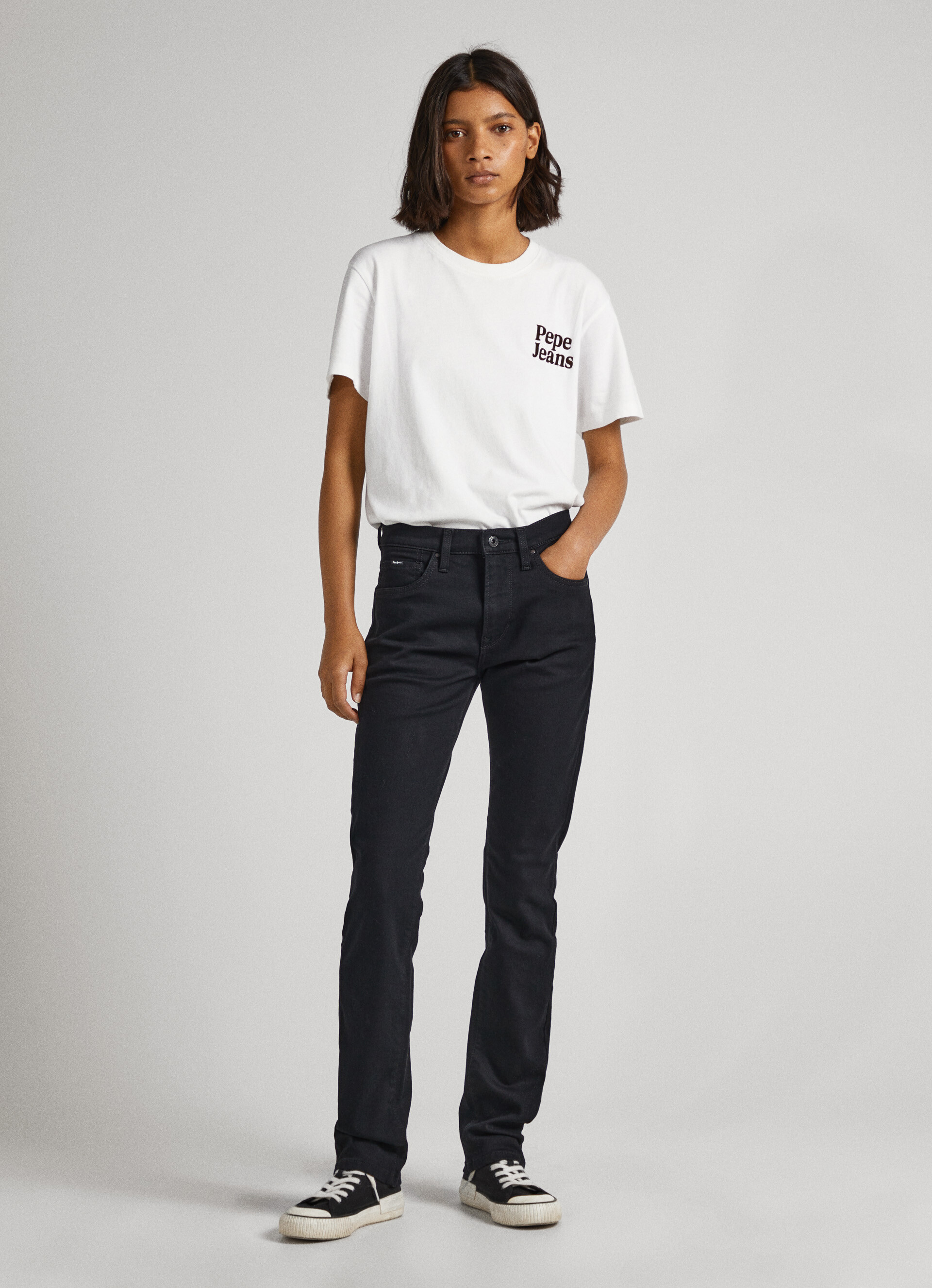 Grace Slim Fit High-Rise Jeans | Pepe Jeans