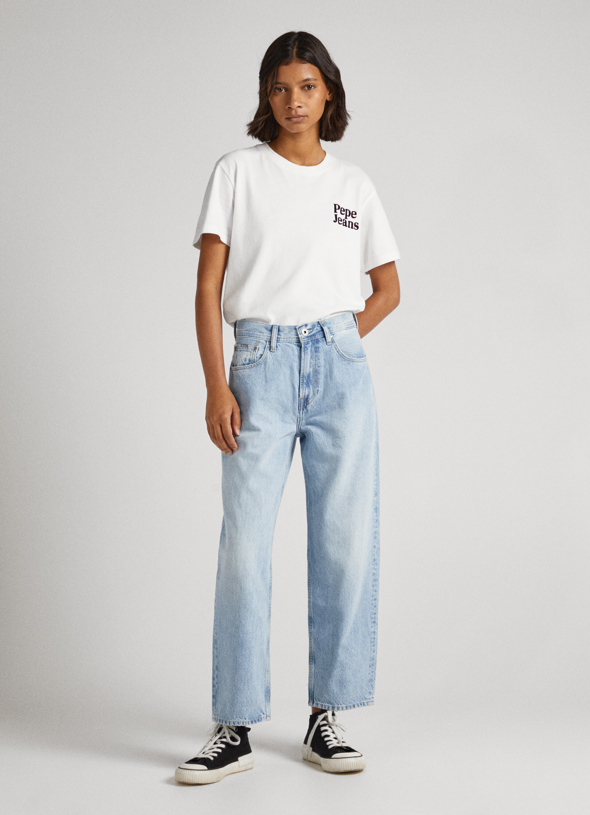 Dover Relaxed Fit High-Rise Jeans | Pepe Jeans