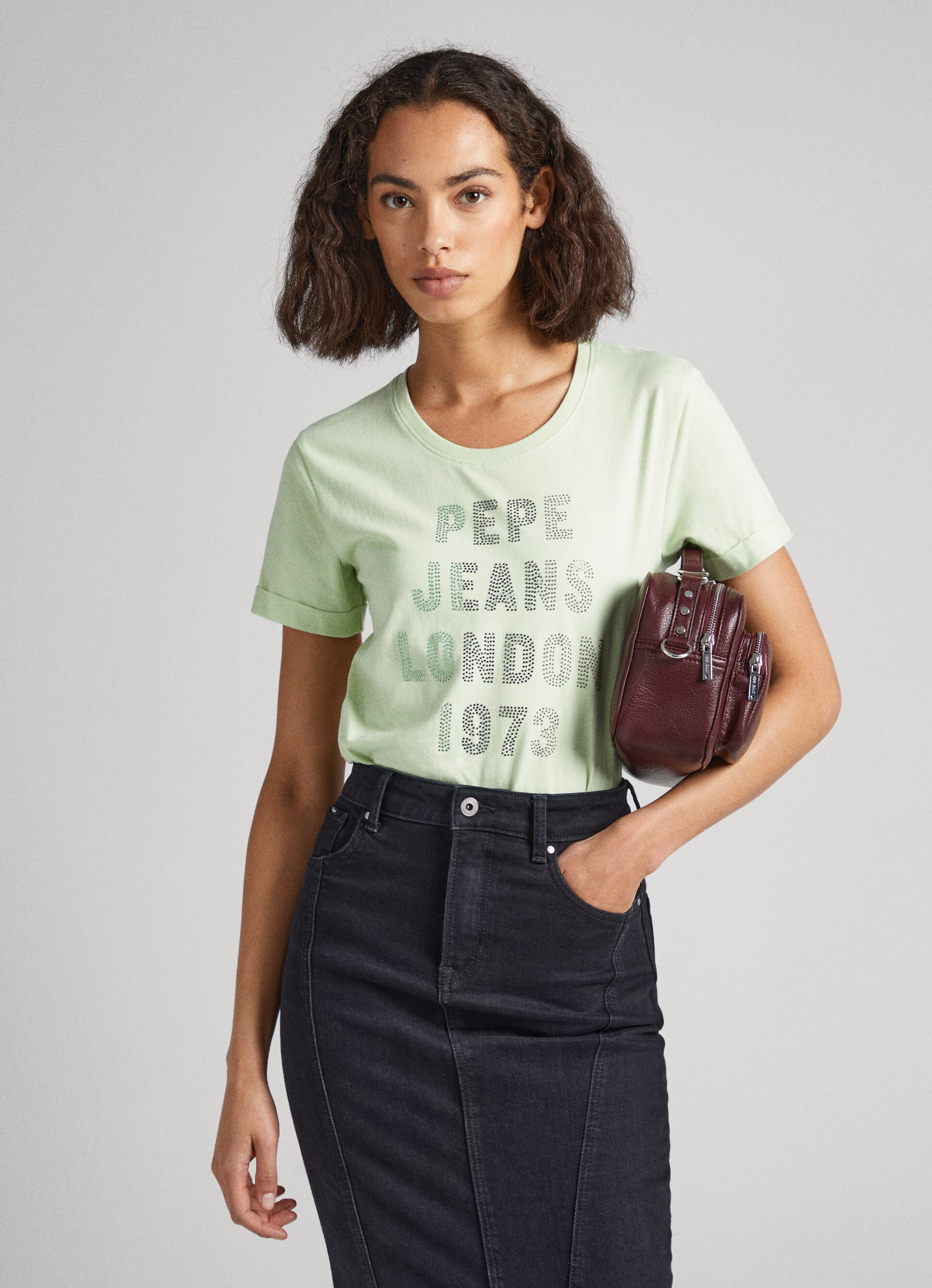 Strass Logo T-Shirt | Pepe Jeans