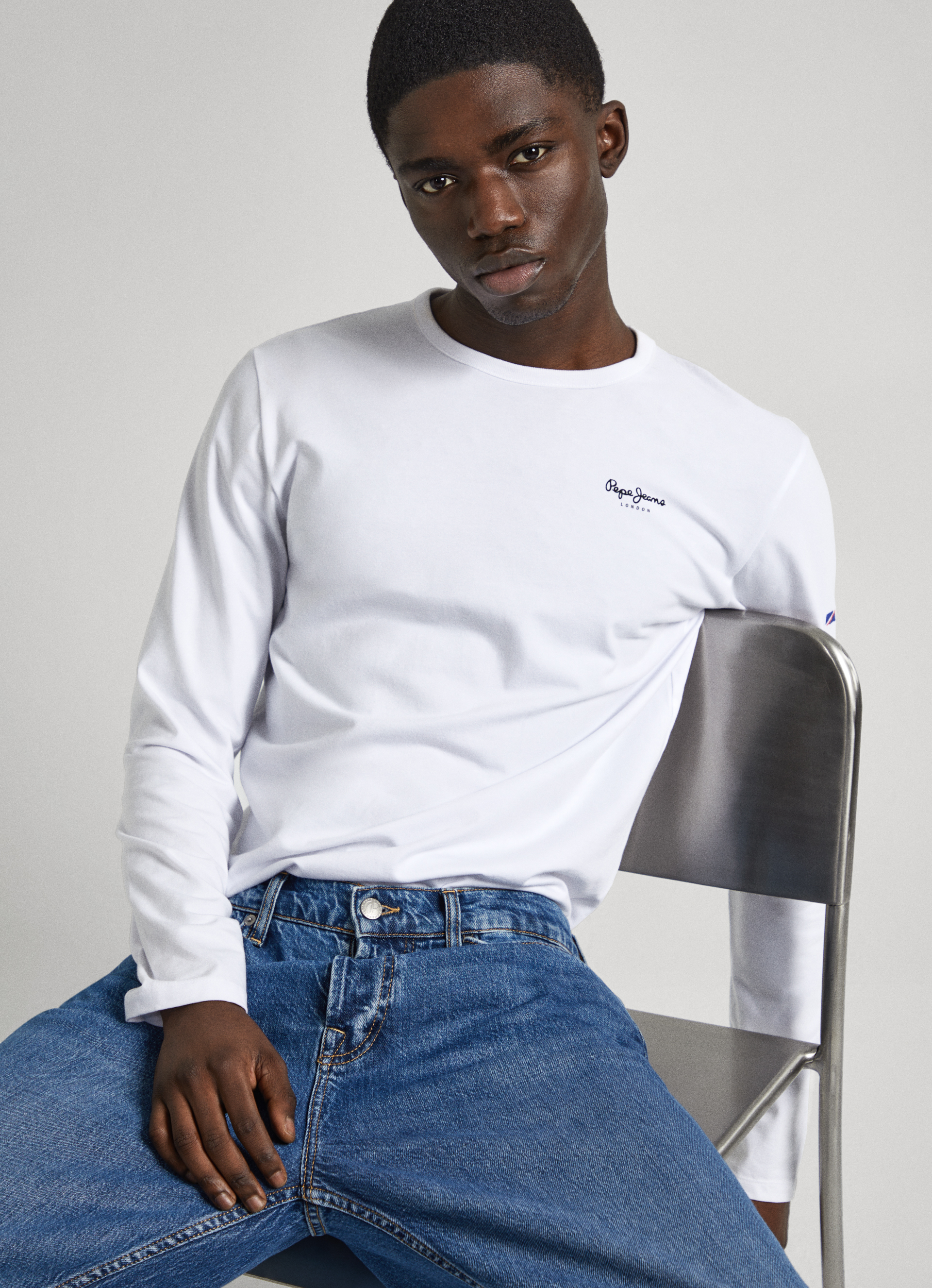 T-Shirt À Manches Longues En Coton | Pepe Jeans