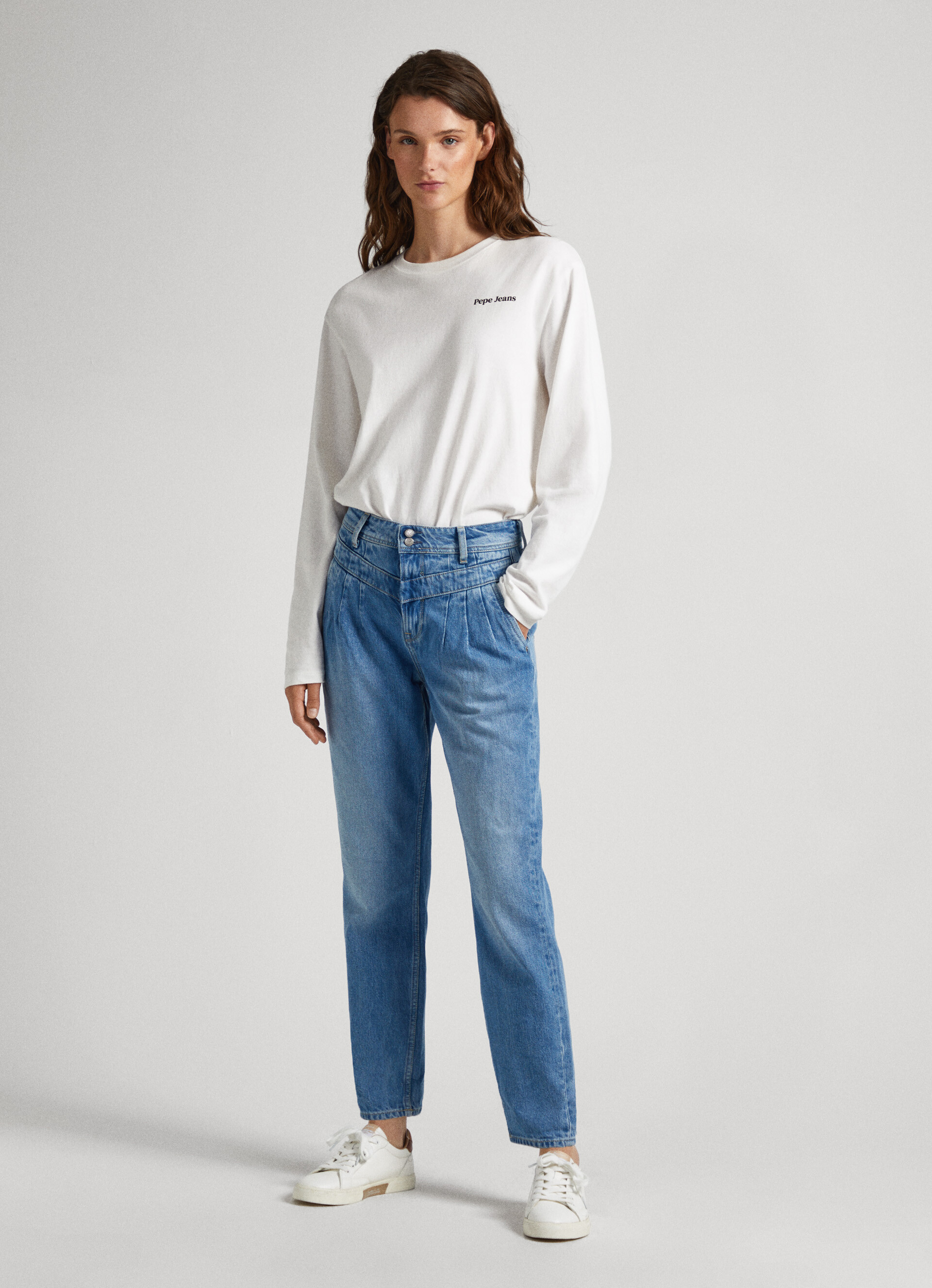 Violet Relaxed Fit High-Rise Jeans | Pepe Jeans