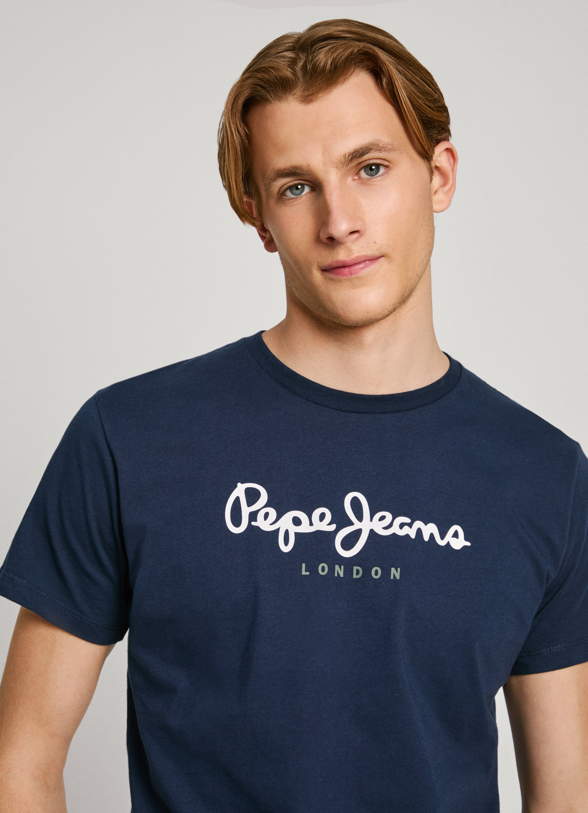 Baumwoll-T-Shirt Mit Logodruck | Pepe Jeans