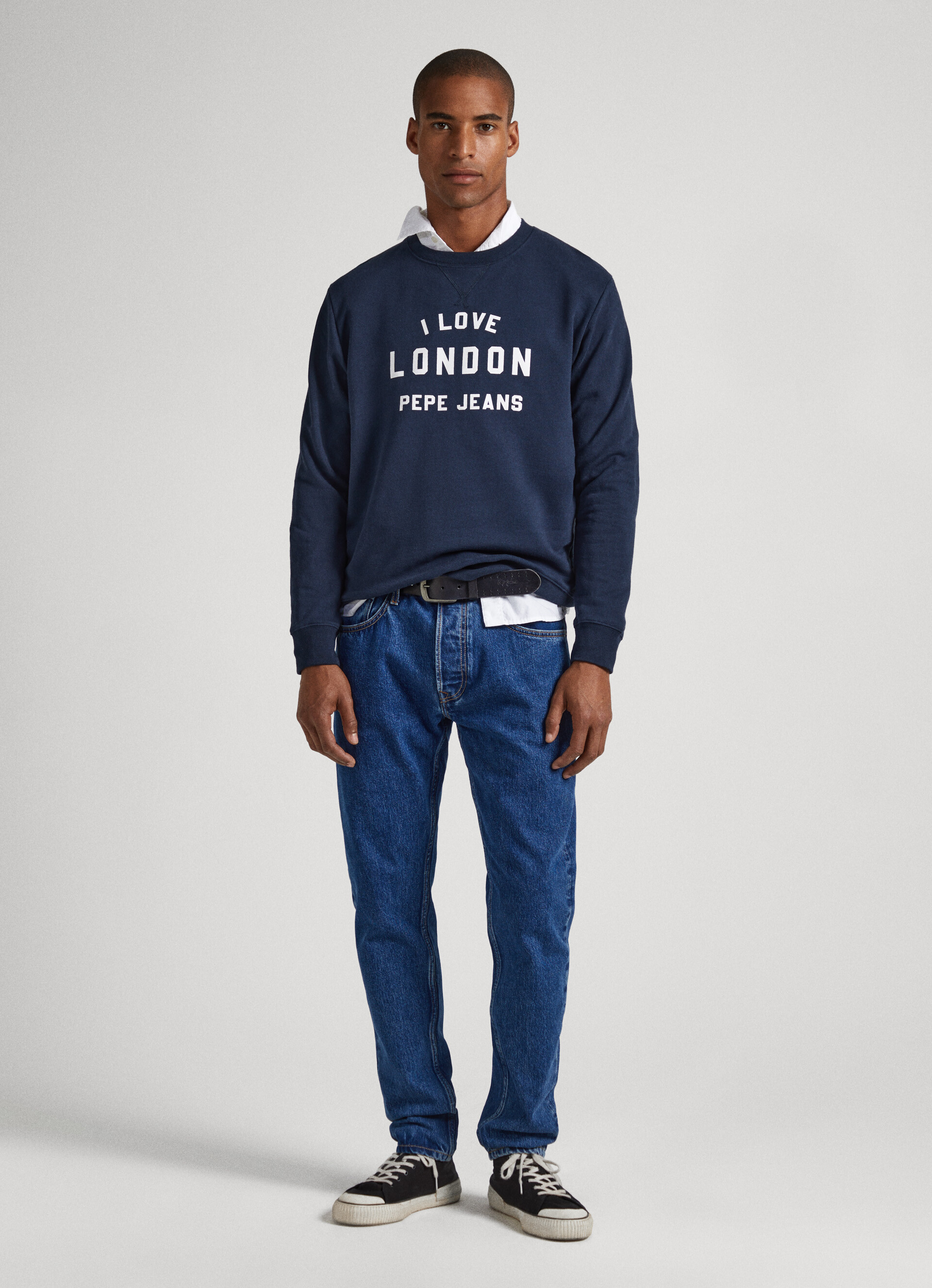 I Love London Tapered Fit Jeans | Pepe Jeans