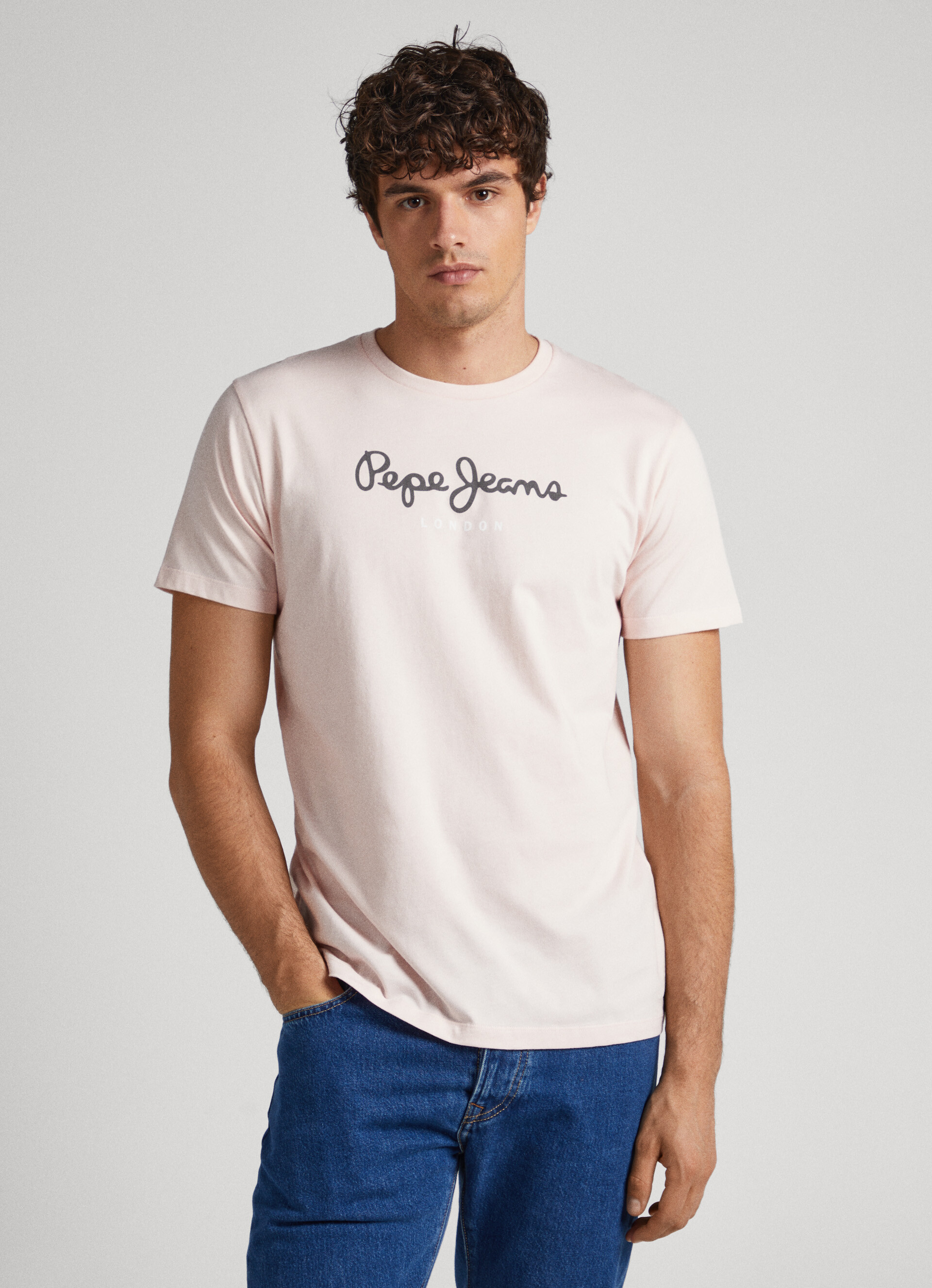 Maglietta In Cotone Con Logo | Pepe Jeans