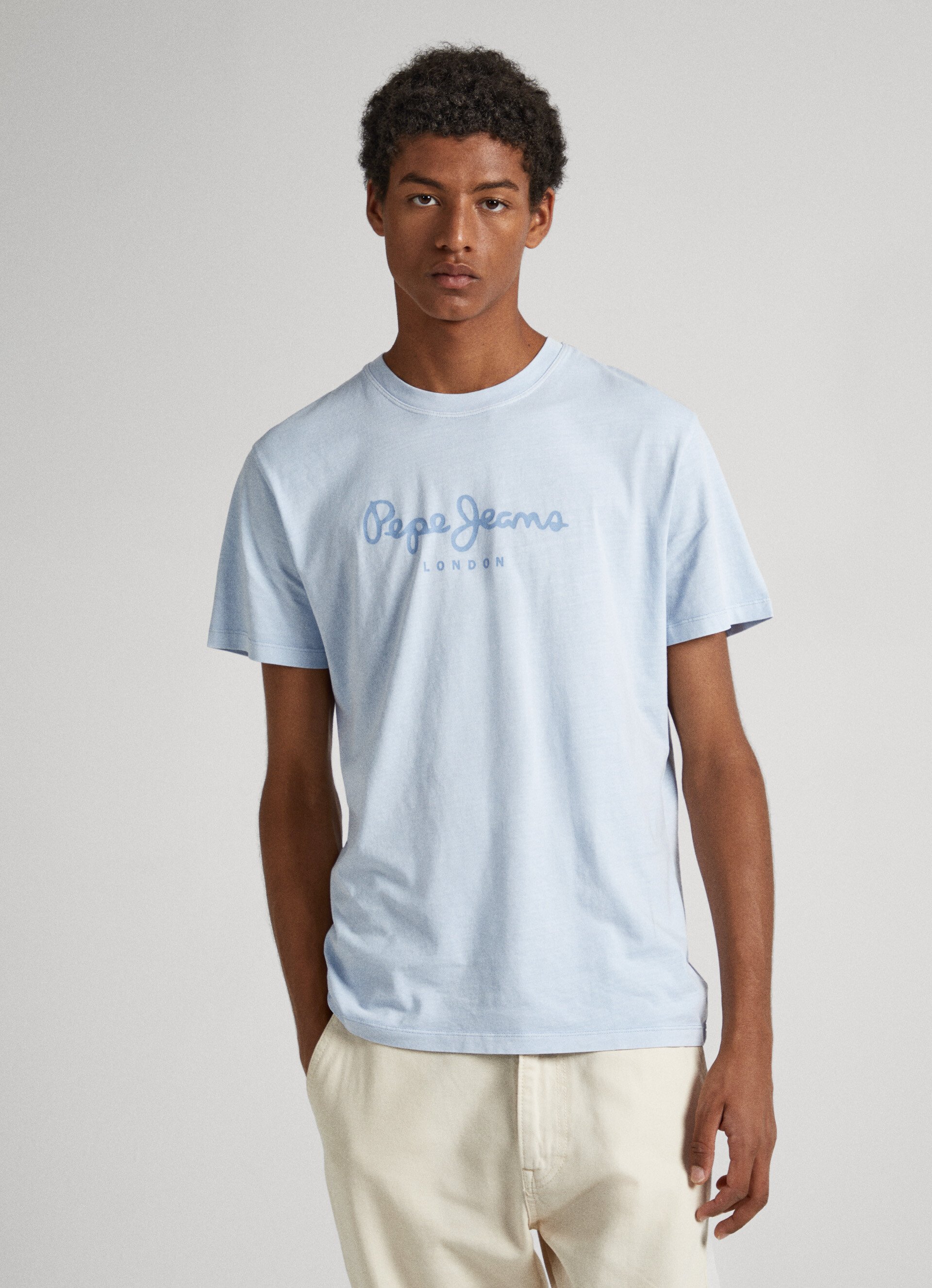 | T-Shirt Print Logo Pepe Jeans