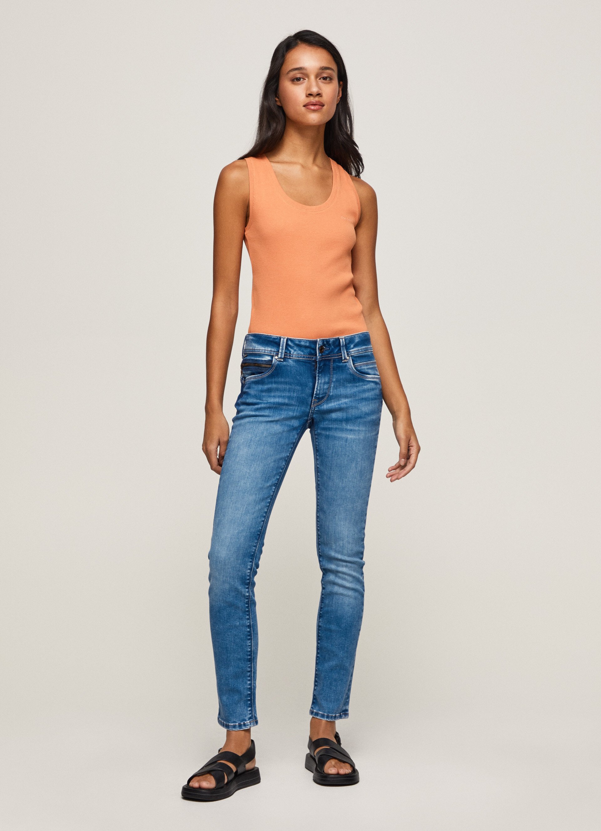 Jean Droit Taille Moyenne New Brooke | Pepe Jeans