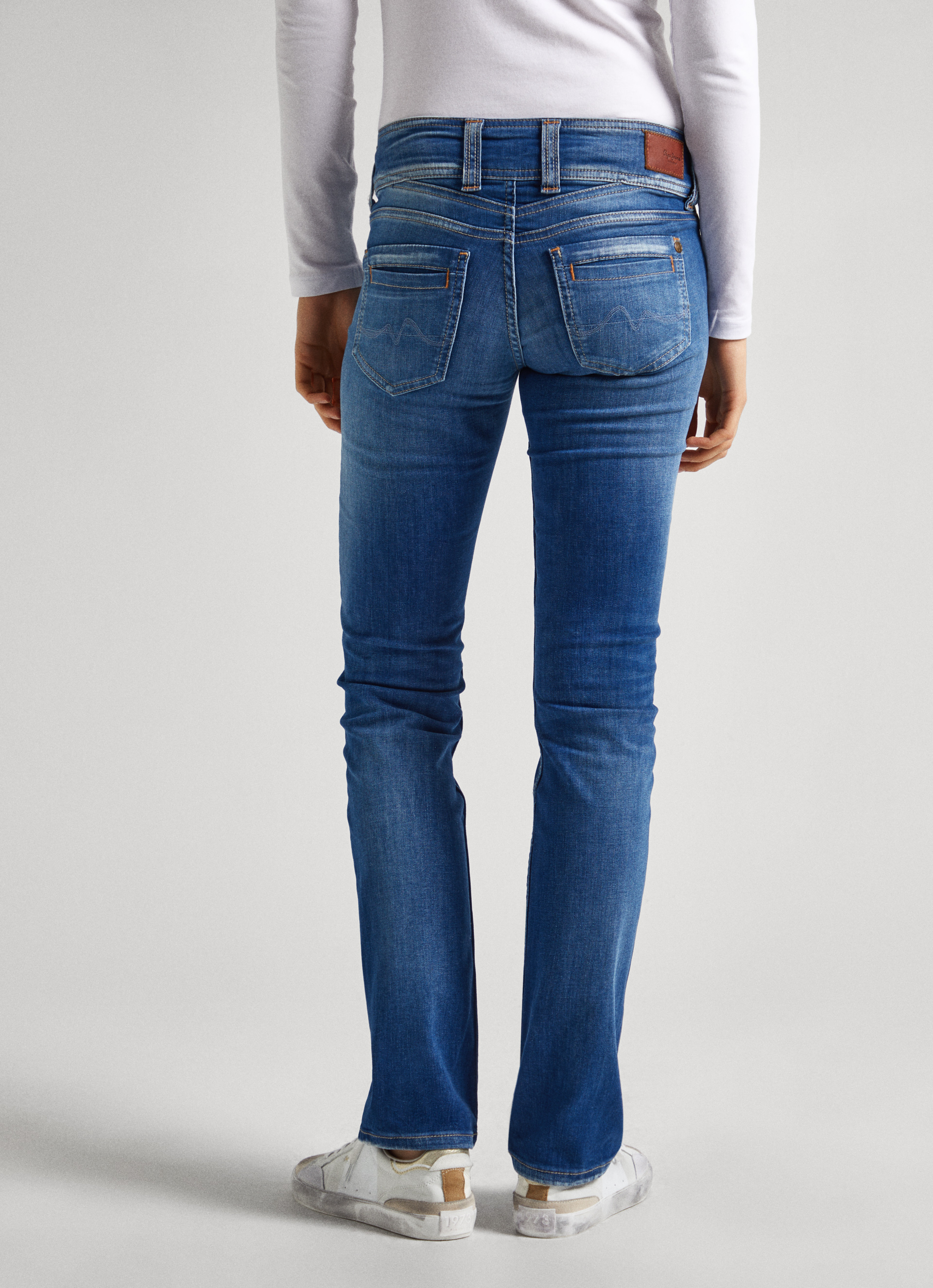 GEN STRAIGHT FIT MID WAIST JEANS | Pepe Jeans